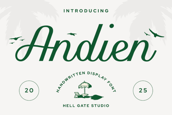 Andien: A Handwritten Font for Elegant Web Design