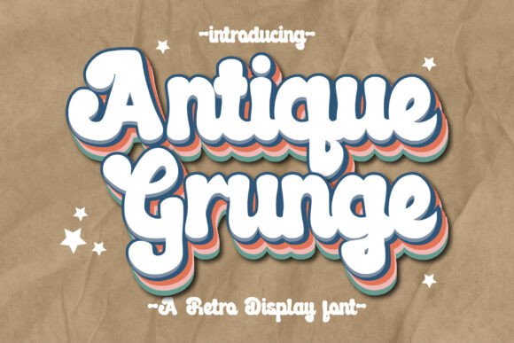 Antique Grunge: A Versatile Font for Timeless Campaigns