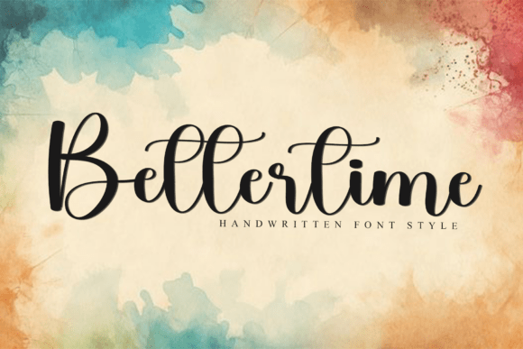 Bettertime: A Script Amp Font for Modern Design