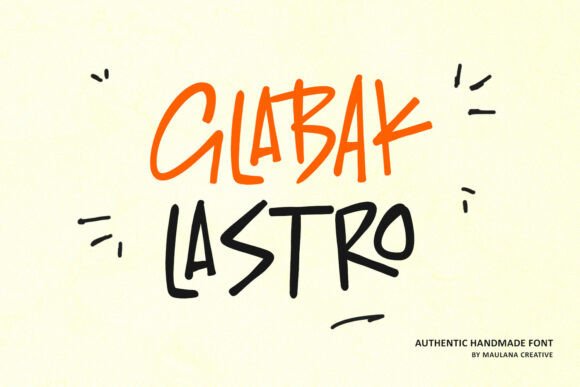 Boost Your Campaign with Glabak Lastro Font