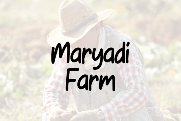 Bring Charm to Your Creations with Maryadi Farm Font