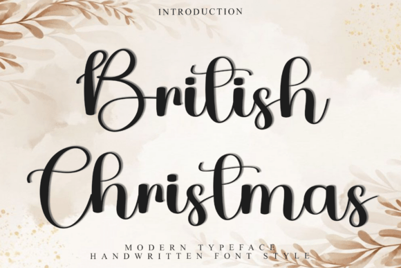 British Christmas: A Charming Script Font for Creative Projects