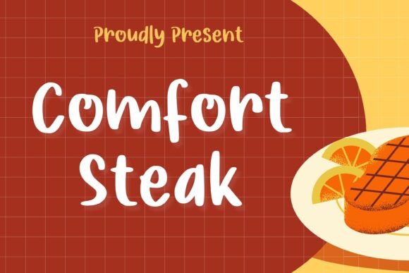 Comfort Steak: A Bold Typeface for Creative Campaigns