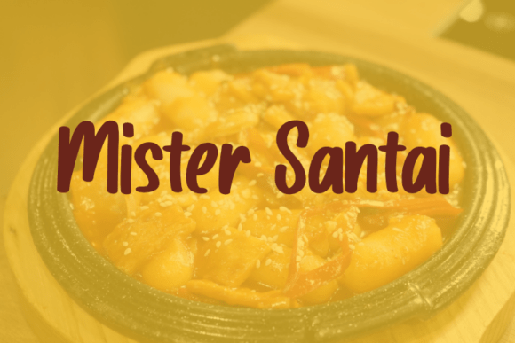 Discover Mister Santai: A Versatile Font for Creative Branding