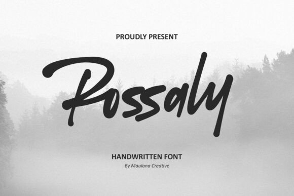 Discover Rossaly: A Handwritten Script Font for Editorial Elegance
