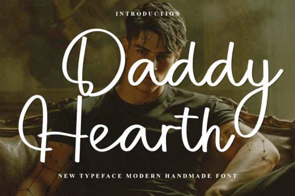 Discover the Magic of Daddy Hearth: A Festive Script Font
