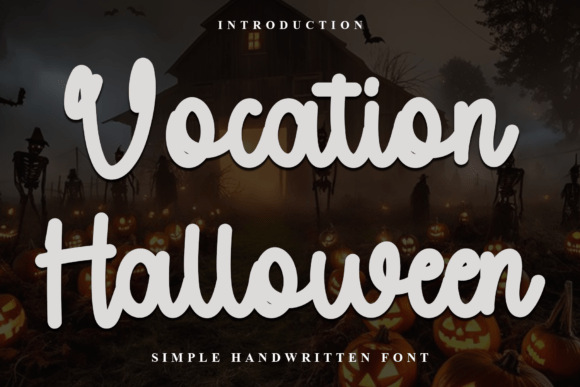 Discover Vocation Halloween: A Font for Editorial Elegance