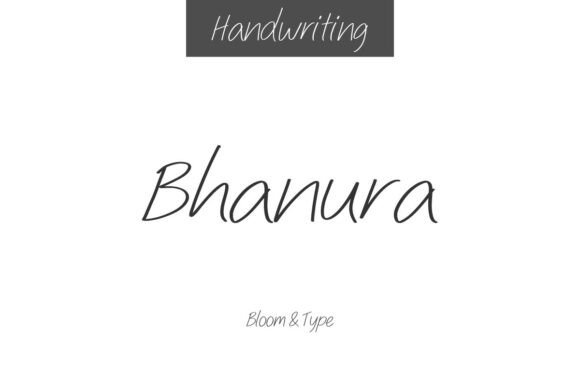 Discovering Bhanura: A Graceful Handwritten Font for Editorial Design