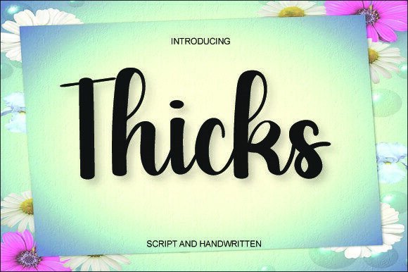 Discovering Thicks: A Font for Elegant Editorial Design