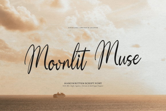 Elevate Your Craft with Moonlit Muse Font