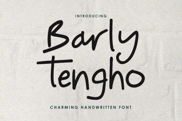 Enhance Your Brand with Barly Tengho Font