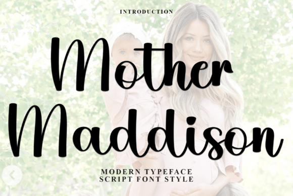 Enhance Your Brand with Mother Maddison Font