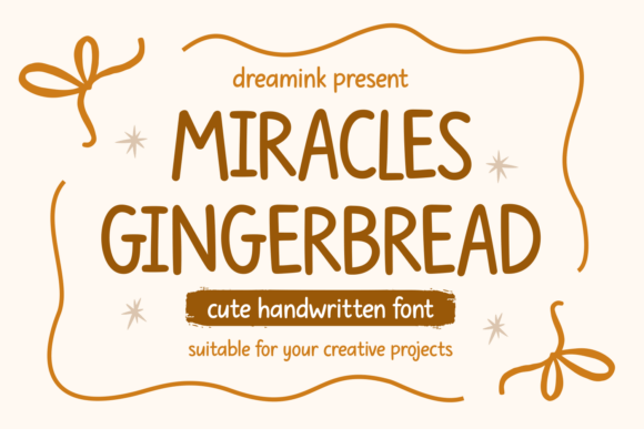 Enhance Your Campaign with Miracles Gingerbread Font