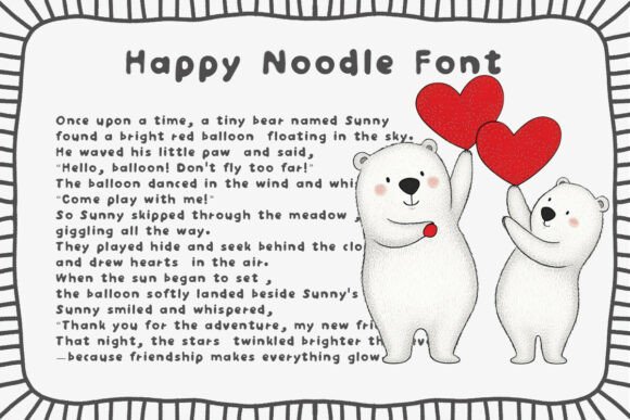 Happy Noodle: A Playful Handwritten Font for Engaging Web Design