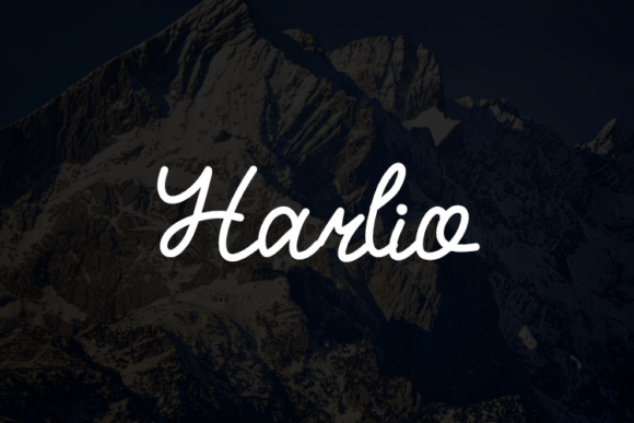 Harlio: A Graceful Script Font for Elegant Web Design