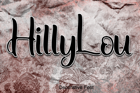 Hillylou: A Handwritten Font for Editorial Charm