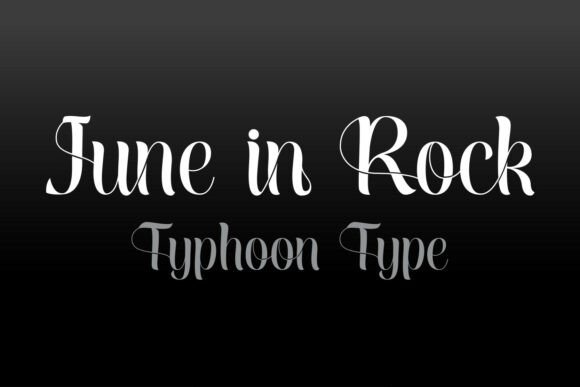 June in Rock: A Font for Elegant Editorial Design