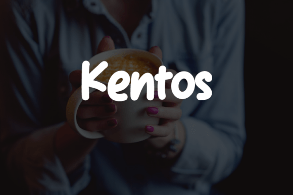 Kentos: A Script Font with Modern Elegance
