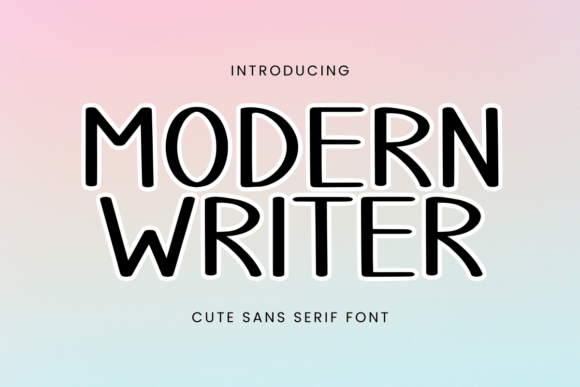 Modern Writer: A Script Font for Elegant Branding