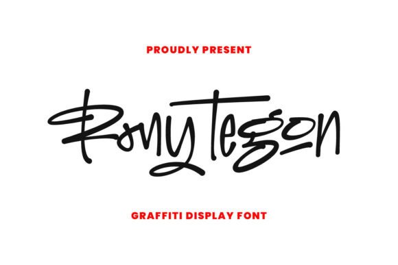 Rony Tegon: A Vibrant Graffiti Font for Bold Editorial Design