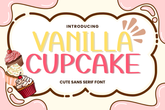 Vanilla Cupcake: A Charming Handwritten Font for Branding