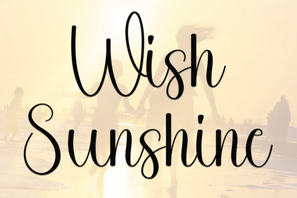 Wish Sunshine: A Festive and Whimsical Typeface for Editorial Design